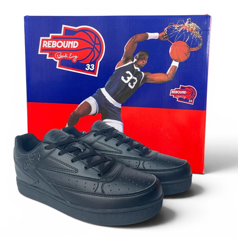 Patrick Ewing Orion Low Black, Men’s size 9.5 Sneakers NEW